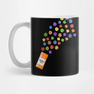 Rainbow Dice Happiness Pills Mug